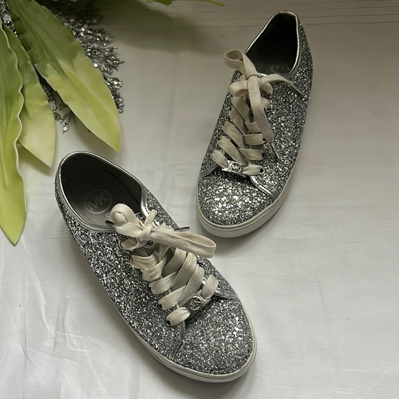 MK Glitter Sneakers - Picture 1 of 7